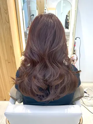 セミロング カラー 🇰🇷韓国風くびれ ヘア🇰🇷中村優大のヘアスタイル