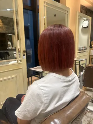 ショート ✨艶髪／透明感カラー ミユ💜のヘアスタイル