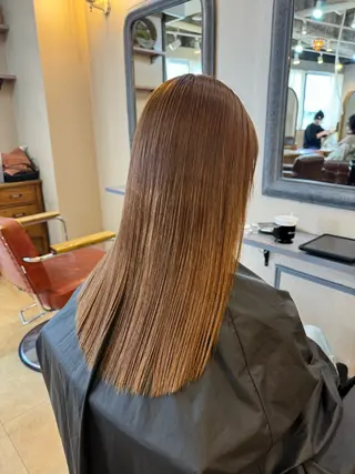 セミロング 髪質改善×ケアブリー チ特化【ケンタ】のヘアスタイル