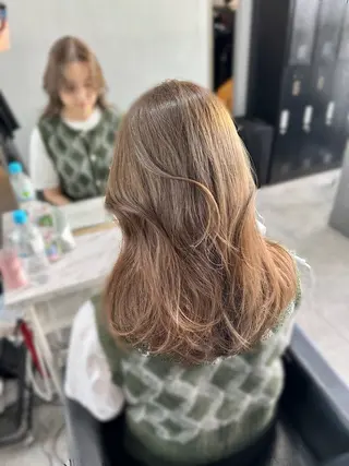 セミロング カラー 💘大人可愛く💘 Natsuki❥❥❥のヘアスタイル
