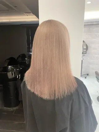 ロング カラー ハイトーン特化サロン 🍑momo🍑のヘアスタイル