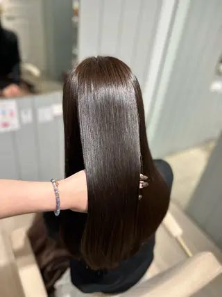 ロング ナカオ/酸性縮毛矯正 髪質改善/レイヤー/のヘアスタイル