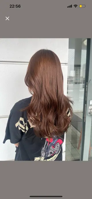 ロング 髪質改善×ブリーチ 無しWカラー🫧天神のヘアスタイル