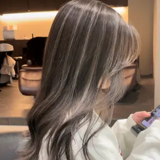 ロング カラー ハイライト 名古屋/FUTOのヘアスタイル