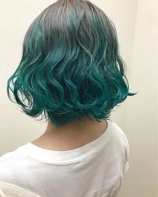 ショート 🧡色落ちまで2度綺 麗なカラー🧡ヨシキのヘアスタイル