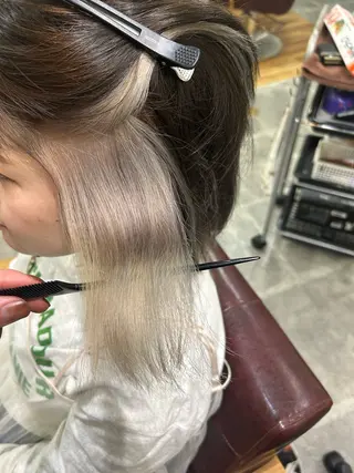 ミディアム カラー メンズパーマ 髪質改善☆有馬のヘアスタイル
