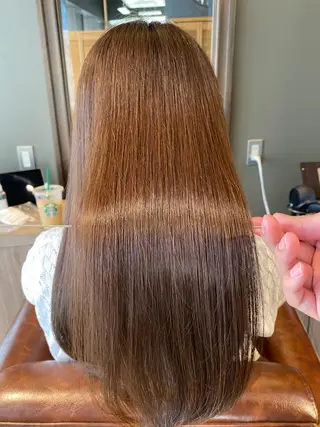 セミロング 比嘉 翼のヘアスタイル