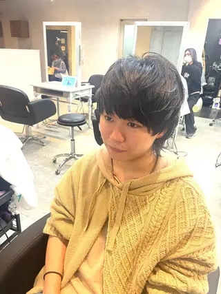 ミディアム ヘアアレンジ メンズ 松下 倫子のヘアスタイル