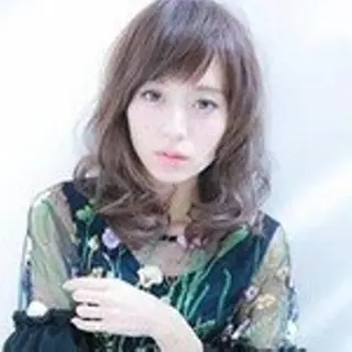 ミディアム カラー ✨ブリーチなし透明感 カラー✨ゆりかのヘアスタイル