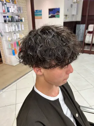 パーマ メンズ 酸性ストレート特化 メンズも歓迎 細谷のヘアスタイル