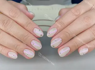 ネイル 神田 ココナッツのネイルデザイン