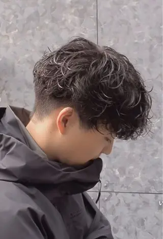 パーマ メンズ 髪質改善アンジュール かのんのヘアスタイル