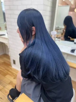 ロング カラー カラー特化型美容師 保住のヘアスタイル