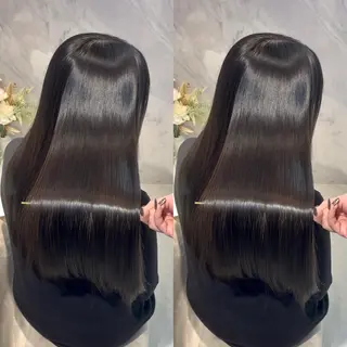 ロング 今話題の艶髪矯正 美艶カラー/FUKAのヘアスタイル