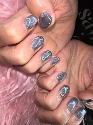 ショート YOKOSUKA🧸 NAIL🌿🫧💛のネイルデザイン