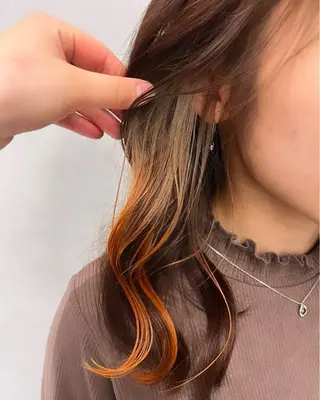 ロング カラー 彩華 🎀 西梅田美容室のヘアスタイル