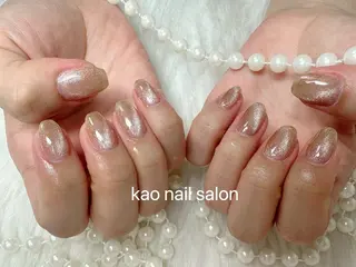 ネイル kao パラジェル スカルプ/長さだしのネイルデザイン
