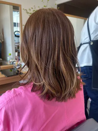 カラー Ore🫧タナカマヤ /柔らかい質感カラーのヘアスタイル