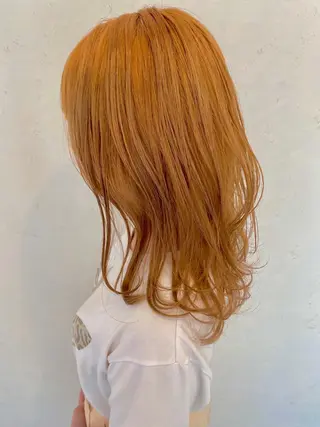 ミディアム カラー 伊藤 さやかのヘアスタイル