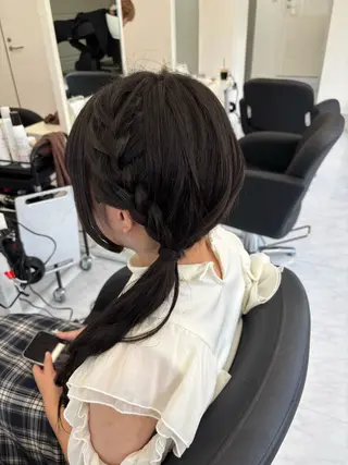 ロング ヘアアレンジ Ayano‪‪🎀似 合わせ×透明感🎀のヘアスタイル
