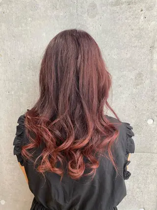 ロング カラー な つのヘアスタイル