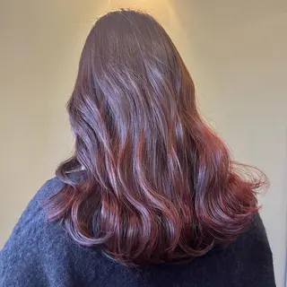 ロング カラー ERNEST OSAKA所属・堺 鳳 ママ美容師 yukariのヘアスタイル