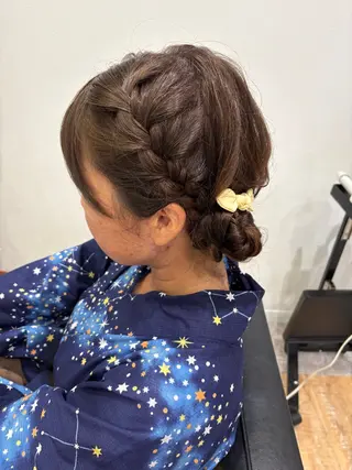 ヘアアレンジ ピンクカラーアレンジ 🩷AYANA🩷のヘアスタイル
