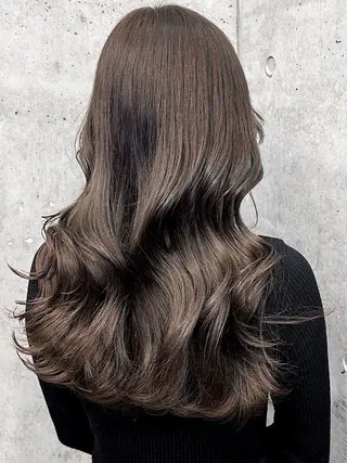 ロング カラー ヘアアレンジ 垢抜け透明感カラー 指名No.1shunのヘアスタイル