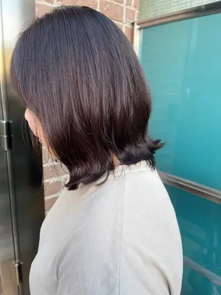 ショート カラー メンズ 久木原 ゆりのヘアスタイル