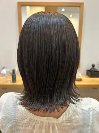 ミディアム カラー 佐藤 かののヘアスタイル