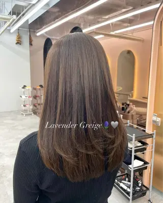 カラー londnaitre 乙川友杏のヘアスタイル