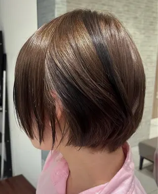 ショート カラー 艶髪【カラー支持率 No.1】リノ🪐のヘアスタイル