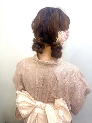 ロング ヘアアレンジ 🌷名駅／髪質改善 ヘアセット/モネ🌷のヘアスタイル