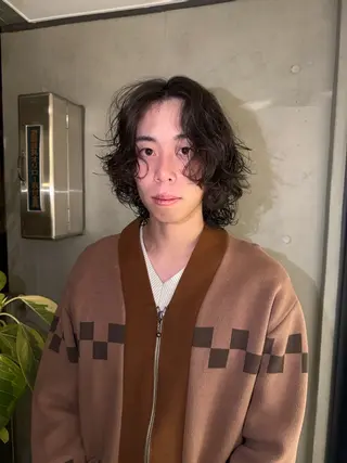 パーマ メンズ matsuri 🪽ボブカットのヘアスタイル