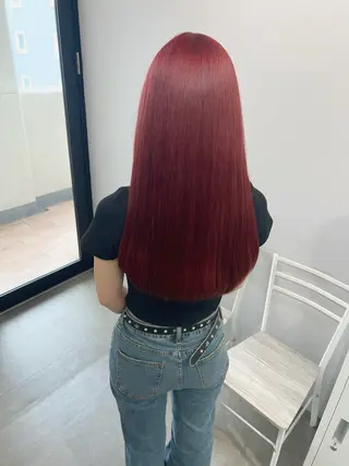 ロング カラー ブリーチ/髪質改善/ レイヤー/YUTO‎のヘアスタイル