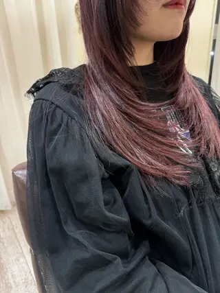 ロング カラー ヘアアレンジ 新越谷noble店長 松本拓也▶◀*.のヘアスタイル