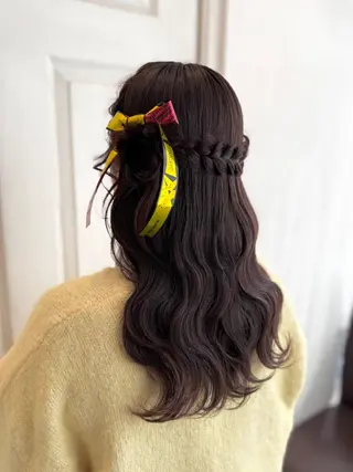 ヘアアレンジ ヘアメイク美容師 🦋サカモトレナ🦋のヘアスタイル