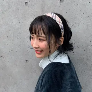 ミディアム 韓国✖️網紅🖤 パーマYURIYAのヘアスタイル