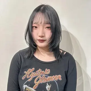 セミロング アレンジ/カラー/ カット/ココミ🧚のヘアスタイル