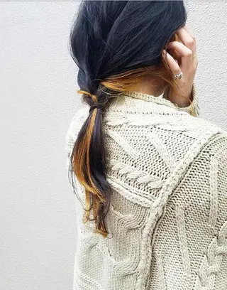 カラー 🙃 透明感カラー/ボブのヘアスタイル