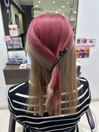 カラー レイヤー 艶々カラーのヘアスタイル