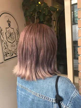 ショート カラー ヘアアレンジ サロンドミルク 原宿のヘアスタイル