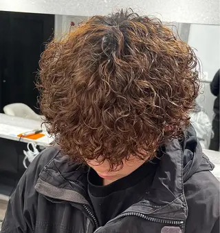 パーマ メンズ 🍐シャドウパーマ メンズ特化/守岡🍐のヘアスタイル