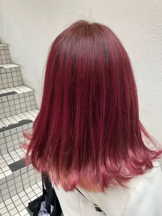 ミディアム カラー 髪質改善/艶髪 やまなかのヘアスタイル