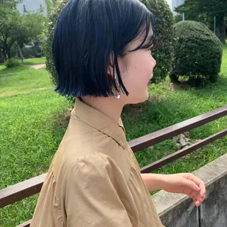 ミディアム カラー tatsumi/ボブ ウルフ/レイヤーのヘアスタイル