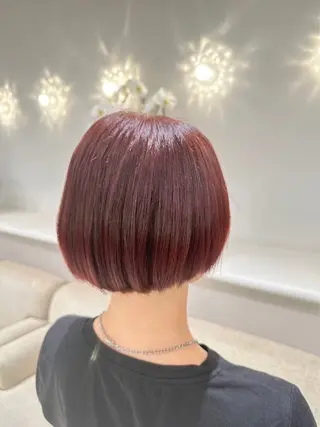 ショート カラー 縮毛矯正/髪質改善 インナーカラーせいぎのヘアスタイル