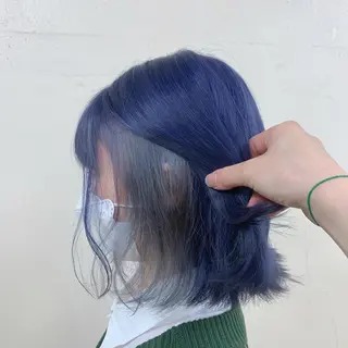 ミディアム ブリーチカラー 🩵MIZUKIのヘアスタイル