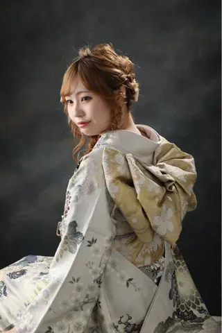 ミディアム ともや/ヘアセット/ ヘアメ/ヘアアレンジのヘアスタイル