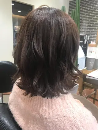 ミディアム カラー ヘアアレンジ アザマ　ヤスカツ _rosso 川口のヘアスタイル