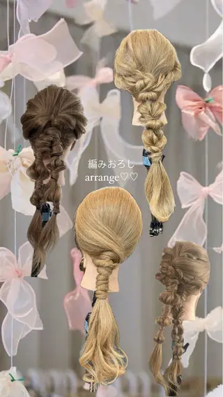 ヘアアレンジ hair make apt mocalabel所属・apt オクムラ／金沢のヘアスタイル